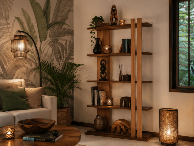 ETAGERE EN WACAPOU ET CEDRE – Image 4