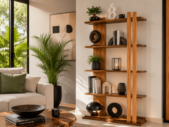 ETAGERE EN WACAPOU ET CEDRE – Image 2