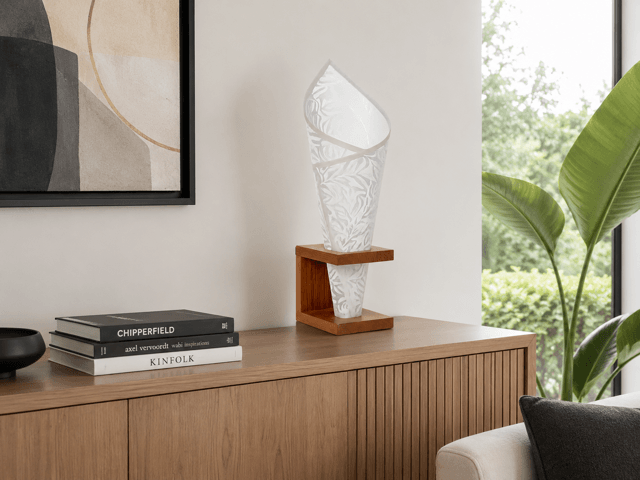 LUMINAIRE COURBARIL ABAT JOUR BLANC – Image 2