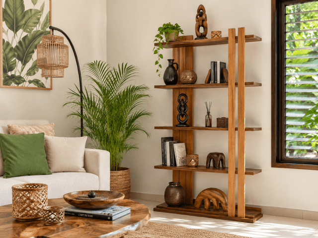 ETAGERE EN WACAPOU ET CEDRE – Image 5