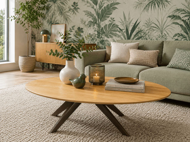 TABLE BASSE OVALE MANIL BOCO – Image 2