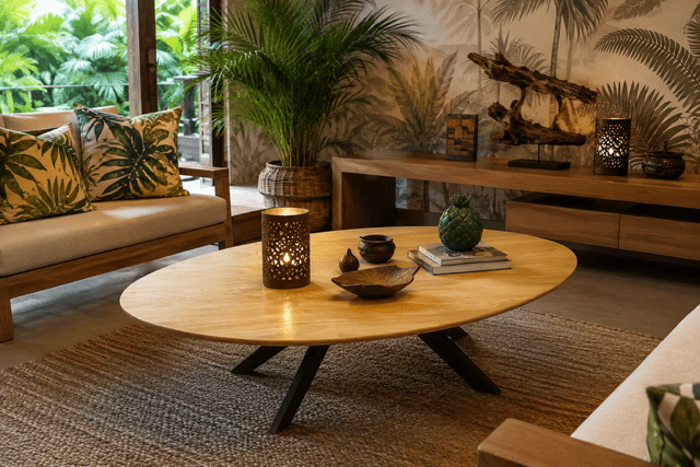 TABLE BASSE OVALE MANIL BOCO – Image 5